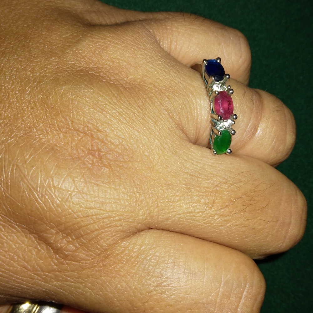 925 Gemstone Ring - image 3